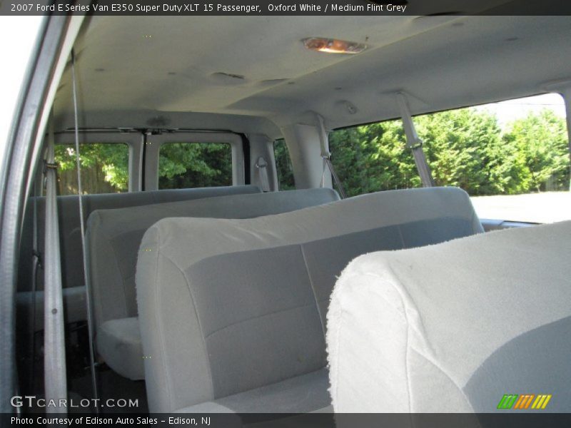 Oxford White / Medium Flint Grey 2007 Ford E Series Van E350 Super Duty XLT 15 Passenger