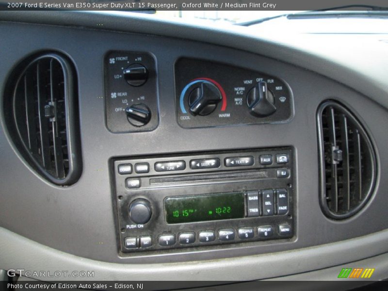 Oxford White / Medium Flint Grey 2007 Ford E Series Van E350 Super Duty XLT 15 Passenger