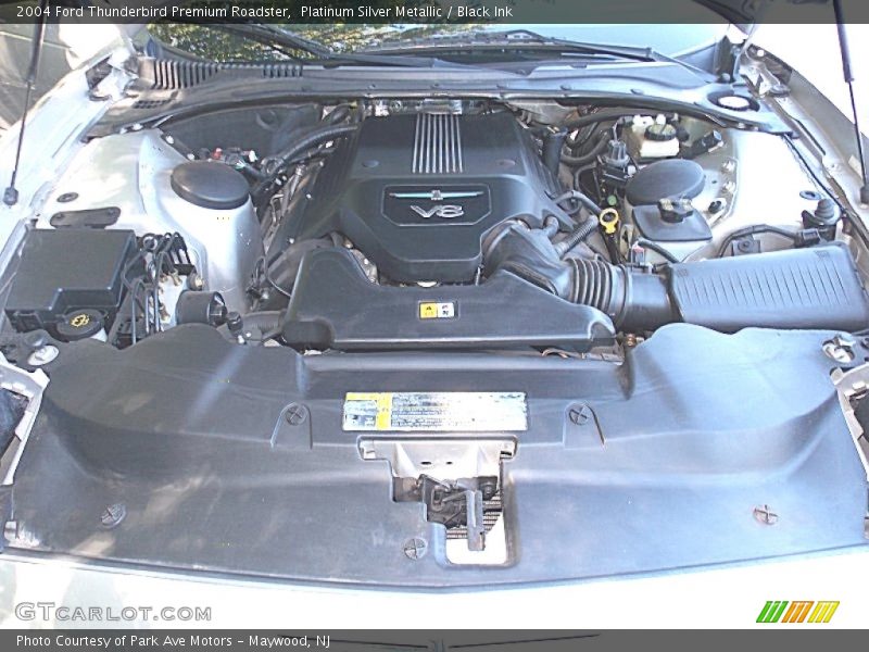 Platinum Silver Metallic / Black Ink 2004 Ford Thunderbird Premium Roadster