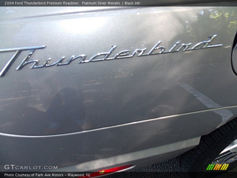 Platinum Silver Metallic / Black Ink 2004 Ford Thunderbird Premium Roadster