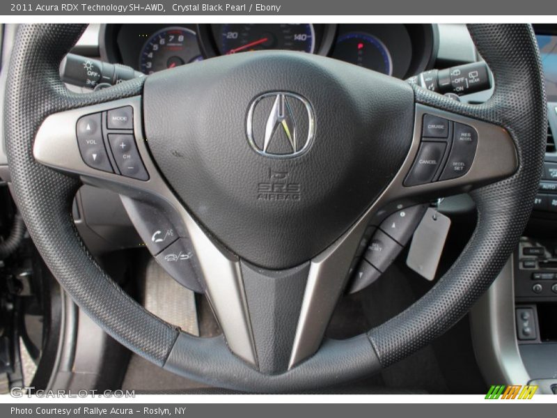 Crystal Black Pearl / Ebony 2011 Acura RDX Technology SH-AWD