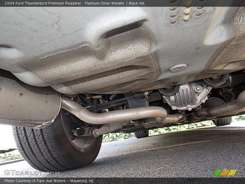 Platinum Silver Metallic / Black Ink 2004 Ford Thunderbird Premium Roadster