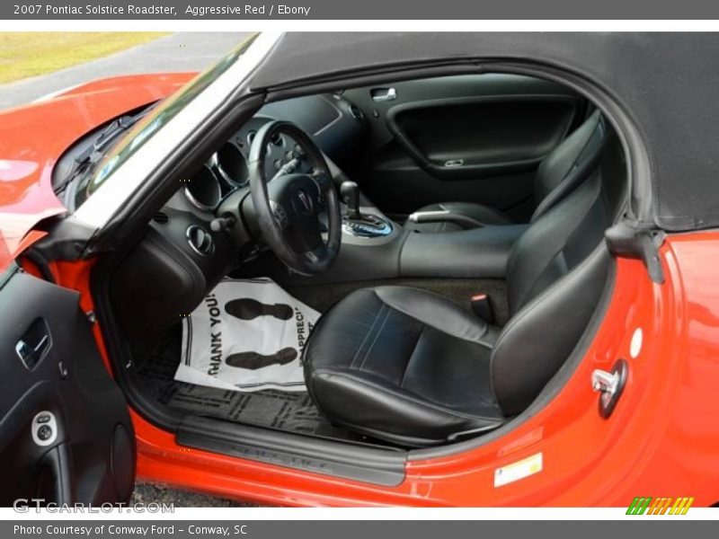 Aggressive Red / Ebony 2007 Pontiac Solstice Roadster