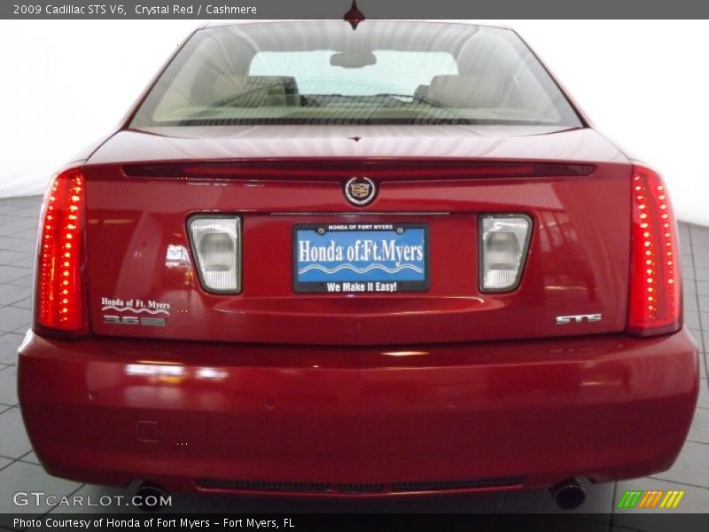 Crystal Red / Cashmere 2009 Cadillac STS V6