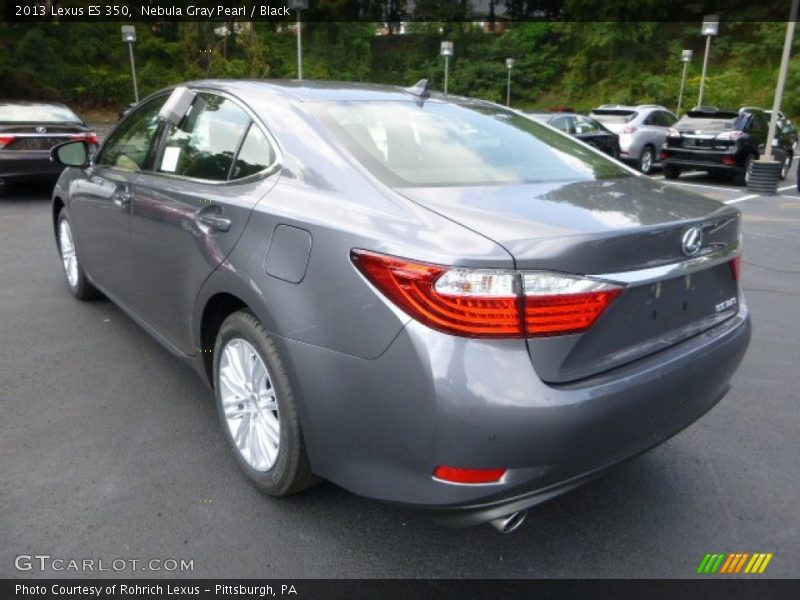 Nebula Gray Pearl / Black 2013 Lexus ES 350
