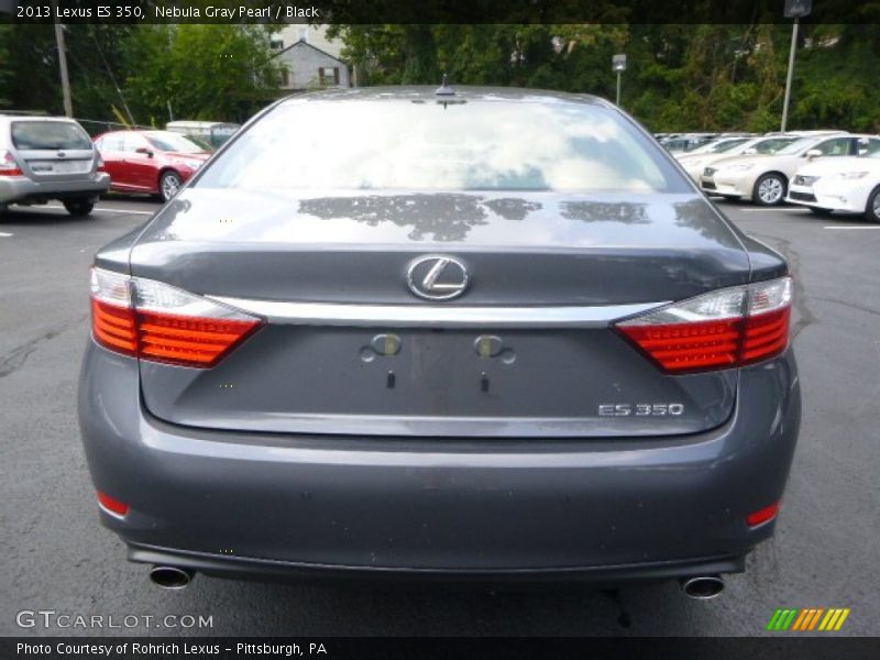 Nebula Gray Pearl / Black 2013 Lexus ES 350