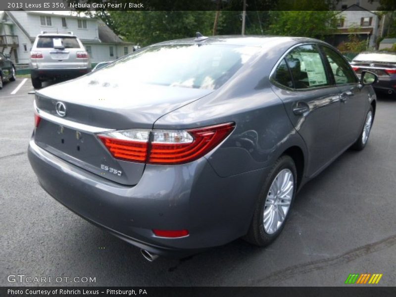 Nebula Gray Pearl / Black 2013 Lexus ES 350
