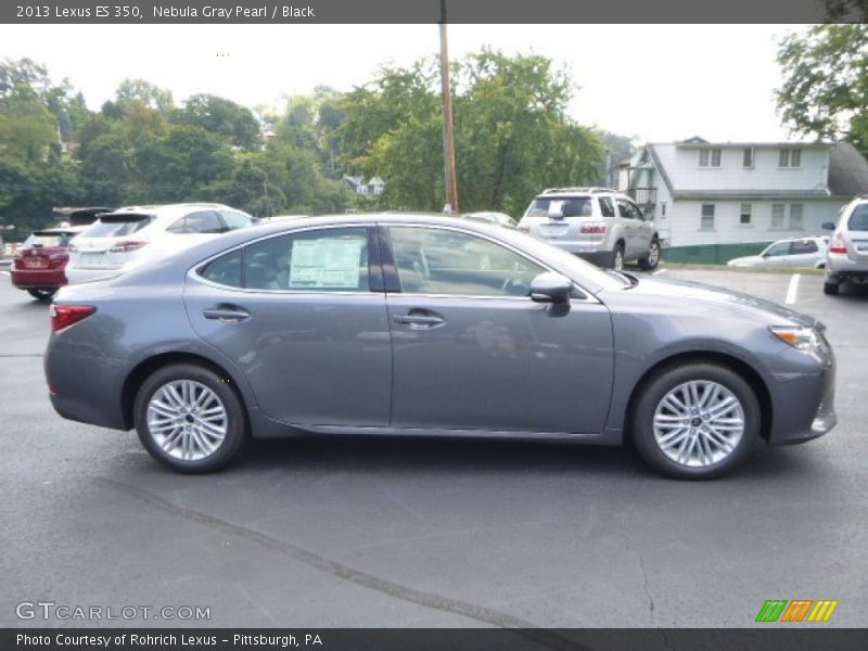 Nebula Gray Pearl / Black 2013 Lexus ES 350