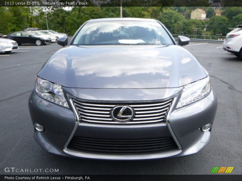 Nebula Gray Pearl / Black 2013 Lexus ES 350