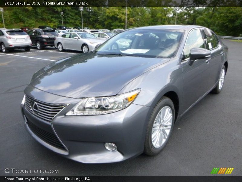 Nebula Gray Pearl / Black 2013 Lexus ES 350