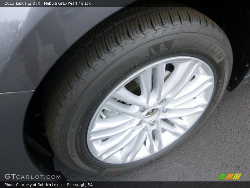Nebula Gray Pearl / Black 2013 Lexus ES 350