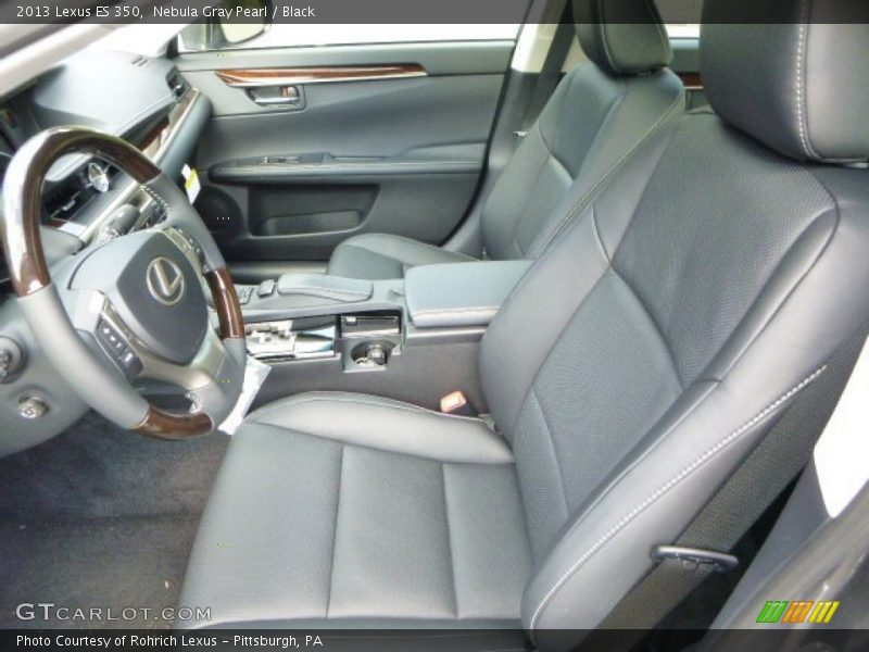 Nebula Gray Pearl / Black 2013 Lexus ES 350