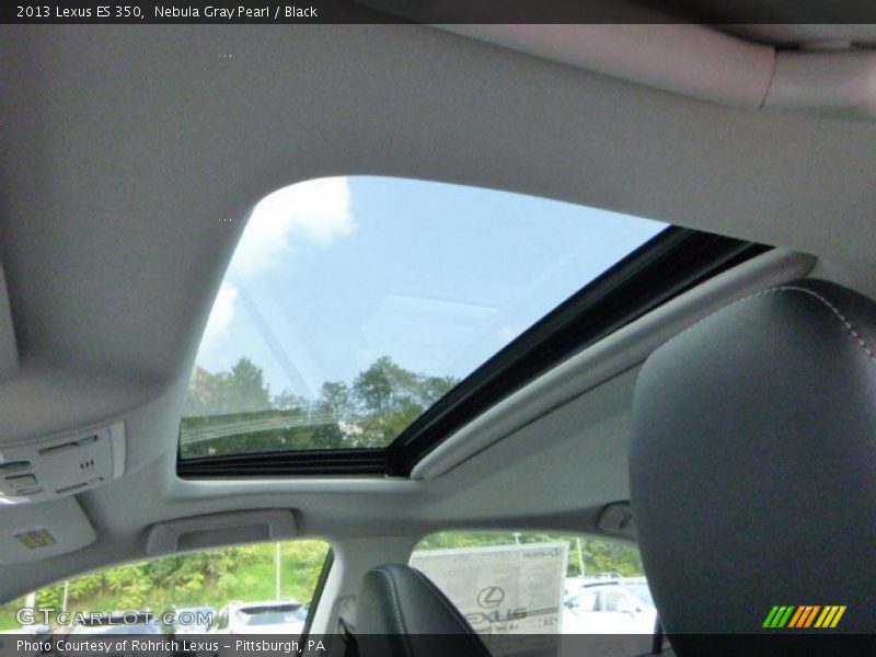 Nebula Gray Pearl / Black 2013 Lexus ES 350