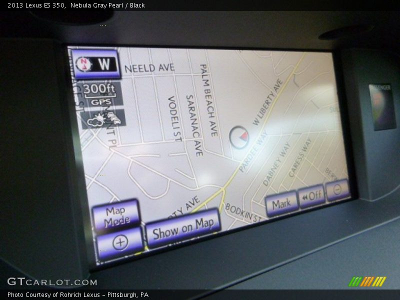 Nebula Gray Pearl / Black 2013 Lexus ES 350