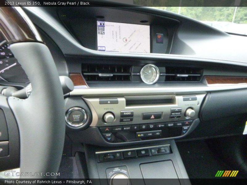 Nebula Gray Pearl / Black 2013 Lexus ES 350