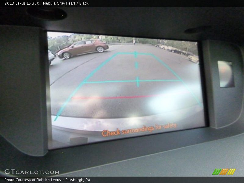 Nebula Gray Pearl / Black 2013 Lexus ES 350