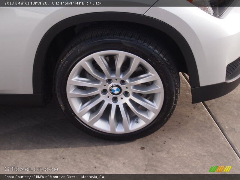 Glacier Silver Metallic / Black 2013 BMW X1 sDrive 28i