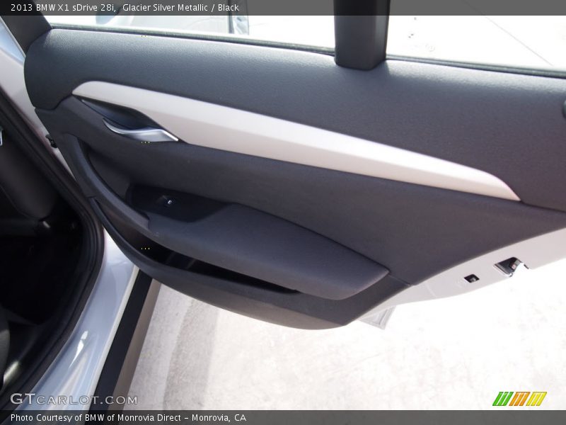 Glacier Silver Metallic / Black 2013 BMW X1 sDrive 28i