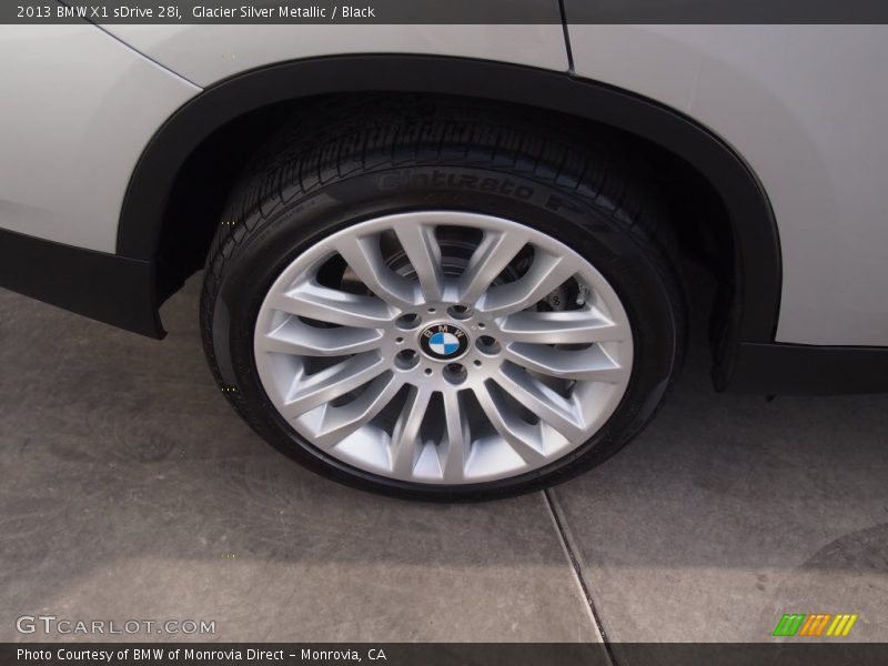 Glacier Silver Metallic / Black 2013 BMW X1 sDrive 28i