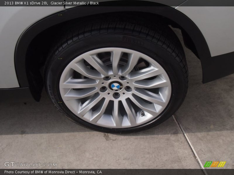 Glacier Silver Metallic / Black 2013 BMW X1 sDrive 28i