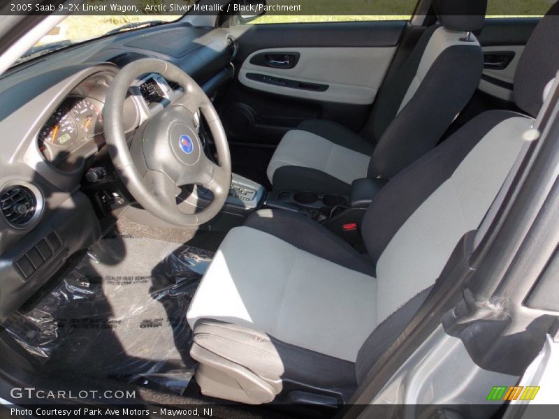 Arctic Silver Metallic / Black/Parchment 2005 Saab 9-2X Linear Wagon