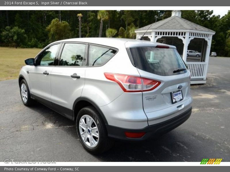Ingot Silver / Charcoal Black 2014 Ford Escape S