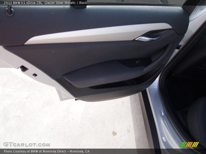 Glacier Silver Metallic / Black 2013 BMW X1 sDrive 28i