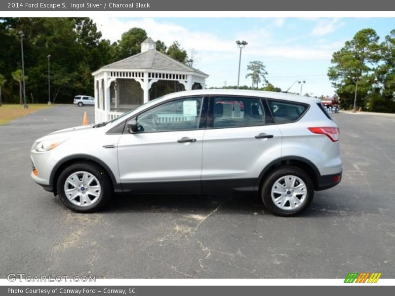 Ingot Silver / Charcoal Black 2014 Ford Escape S