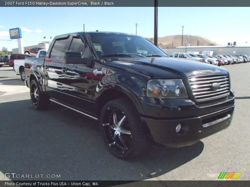 Black / Black 2007 Ford F150 Harley-Davidson SuperCrew