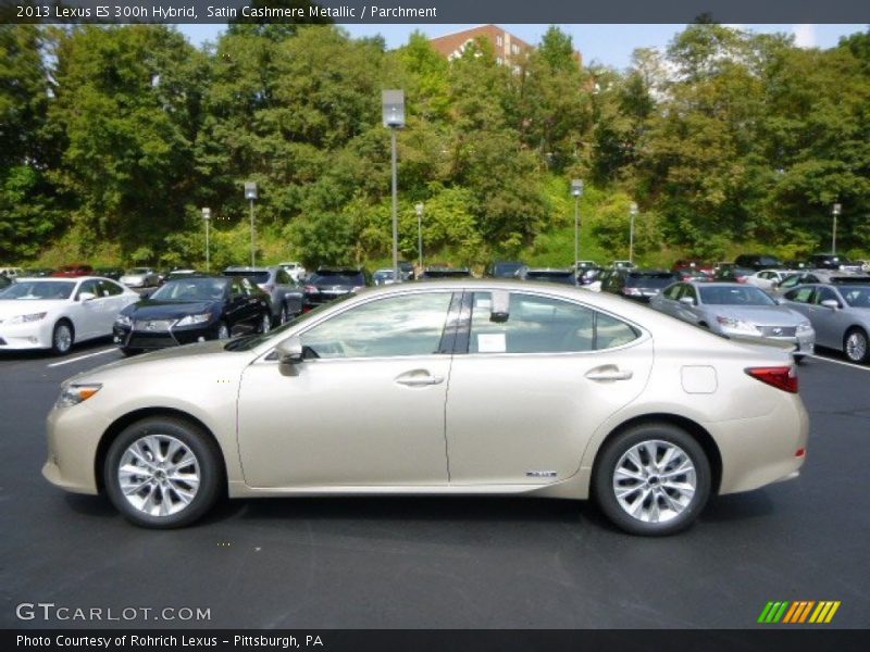 Satin Cashmere Metallic / Parchment 2013 Lexus ES 300h Hybrid