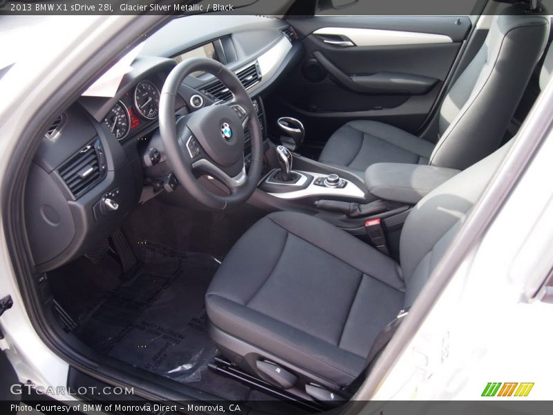Glacier Silver Metallic / Black 2013 BMW X1 sDrive 28i