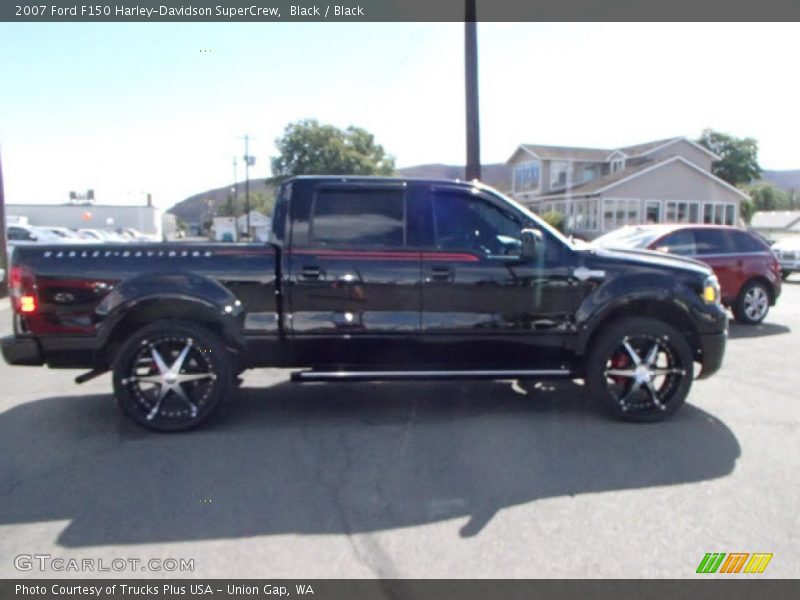 Black / Black 2007 Ford F150 Harley-Davidson SuperCrew