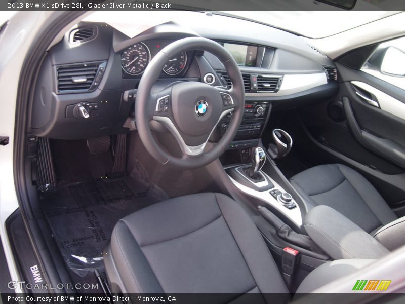 Glacier Silver Metallic / Black 2013 BMW X1 sDrive 28i