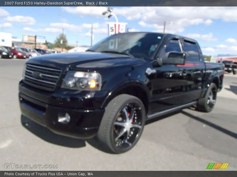 Black / Black 2007 Ford F150 Harley-Davidson SuperCrew
