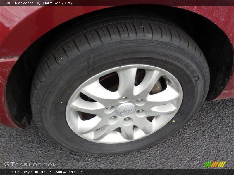 Claret Red / Gray 2009 Kia Sedona EX