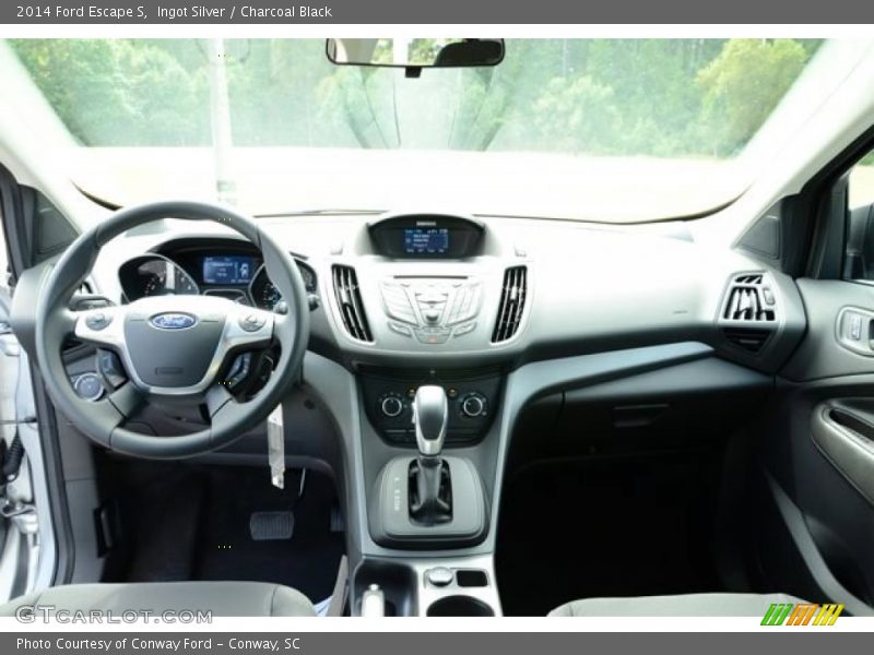 Ingot Silver / Charcoal Black 2014 Ford Escape S