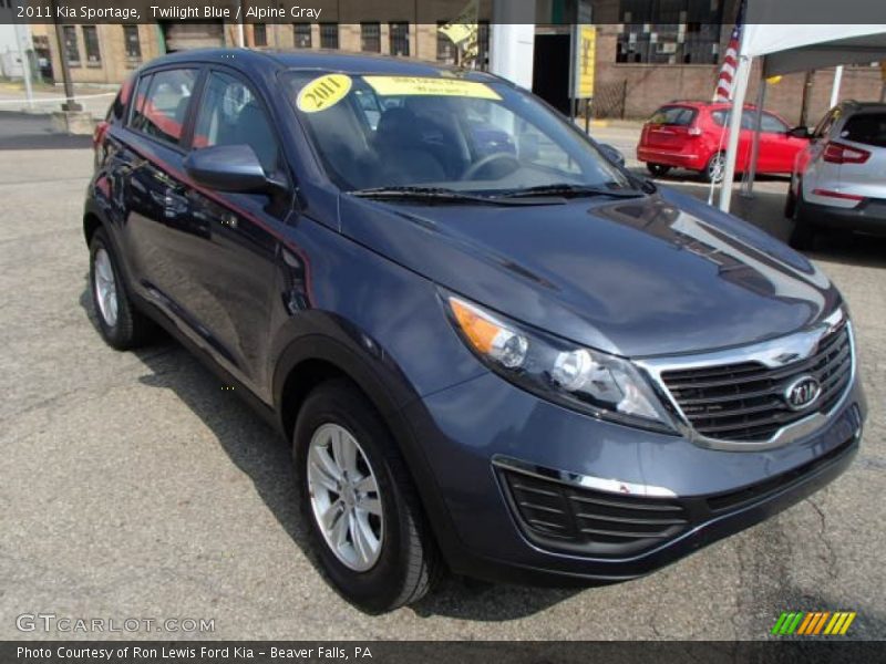 Twilight Blue / Alpine Gray 2011 Kia Sportage