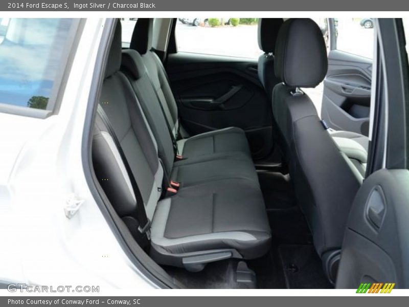 Ingot Silver / Charcoal Black 2014 Ford Escape S