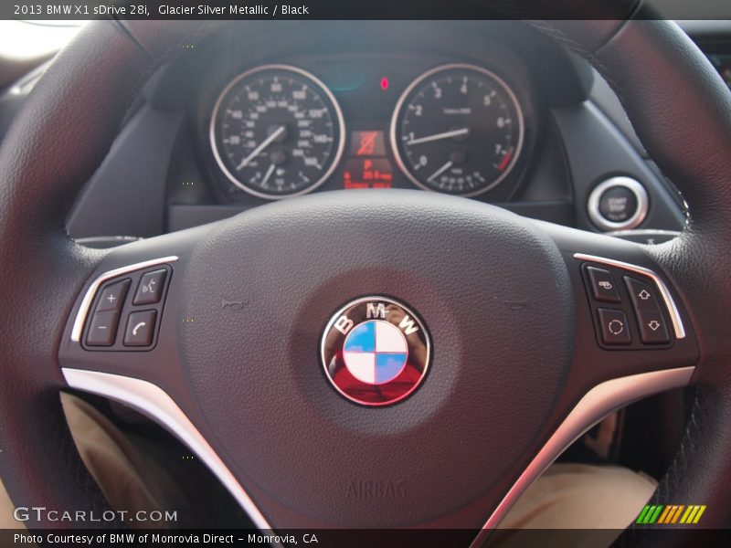 Glacier Silver Metallic / Black 2013 BMW X1 sDrive 28i