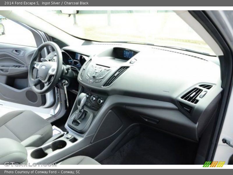 Ingot Silver / Charcoal Black 2014 Ford Escape S