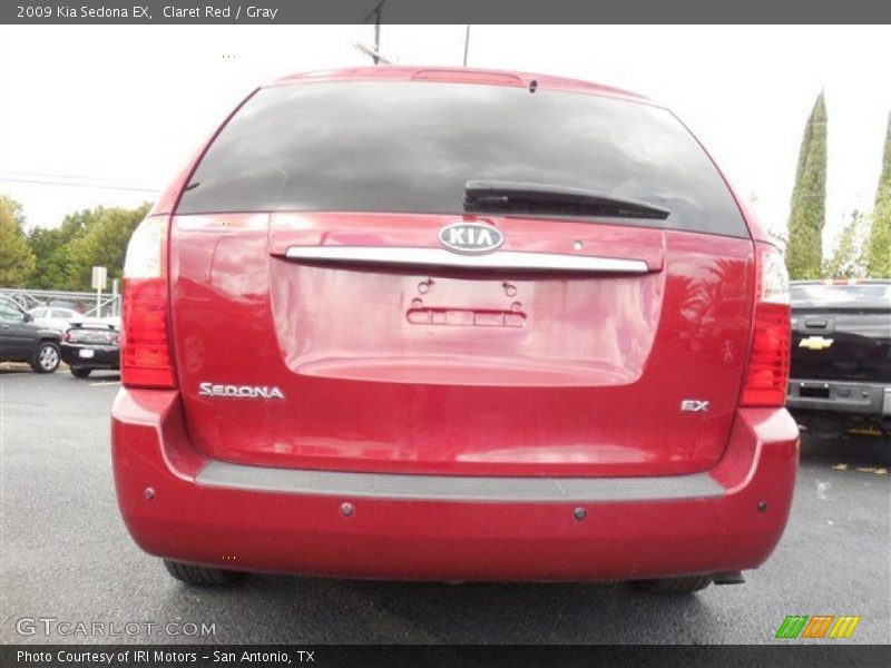 Claret Red / Gray 2009 Kia Sedona EX