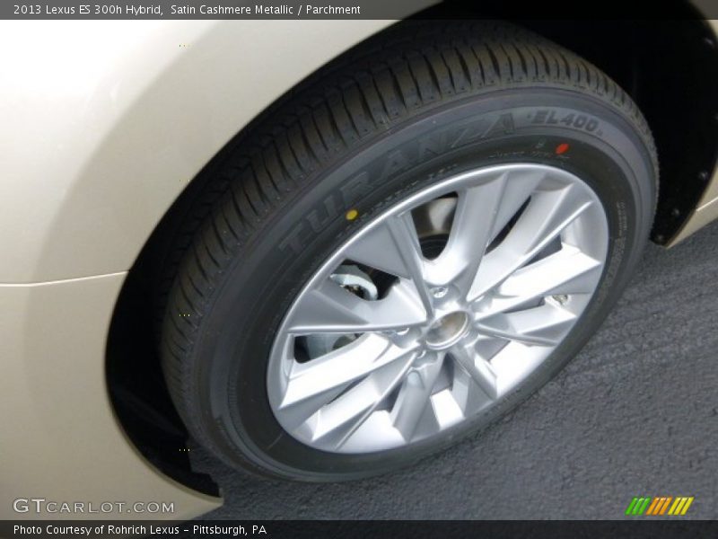 Satin Cashmere Metallic / Parchment 2013 Lexus ES 300h Hybrid