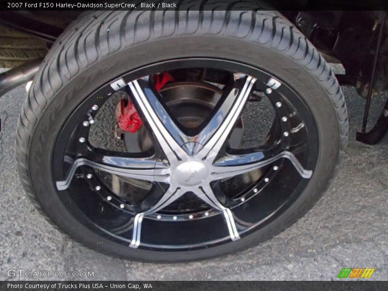 Black / Black 2007 Ford F150 Harley-Davidson SuperCrew