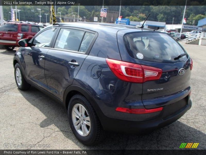 Twilight Blue / Alpine Gray 2011 Kia Sportage