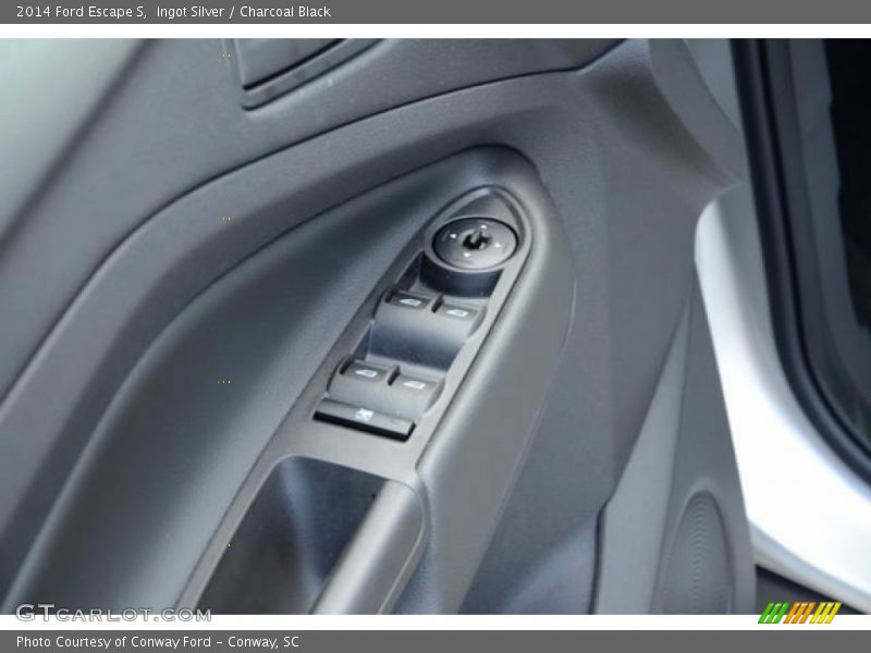 Ingot Silver / Charcoal Black 2014 Ford Escape S