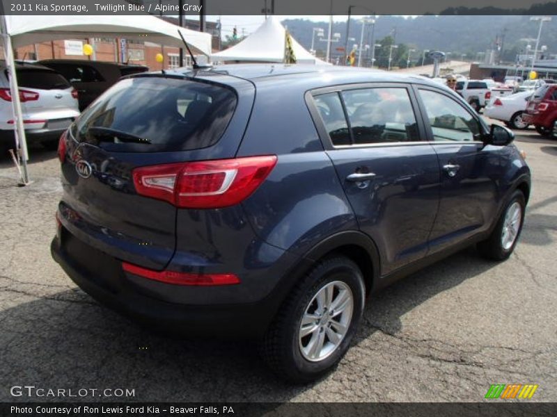 Twilight Blue / Alpine Gray 2011 Kia Sportage