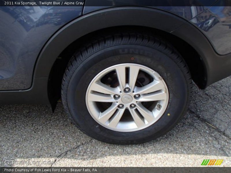 Twilight Blue / Alpine Gray 2011 Kia Sportage