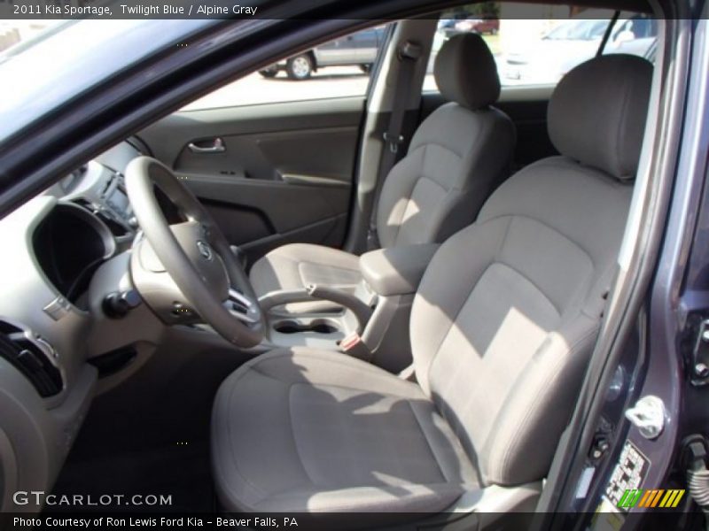 Twilight Blue / Alpine Gray 2011 Kia Sportage