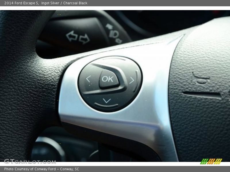 Ingot Silver / Charcoal Black 2014 Ford Escape S