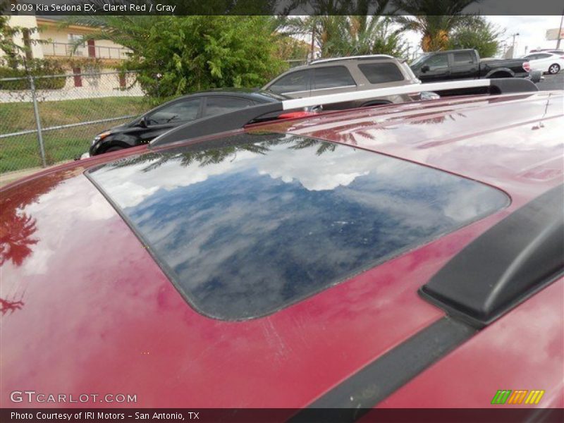 Claret Red / Gray 2009 Kia Sedona EX